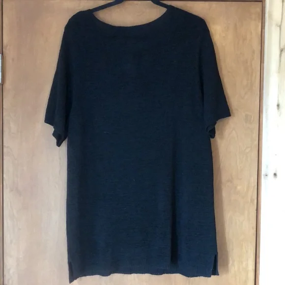 White Stag size 18W/20W black knit top - Picture 6 of 6